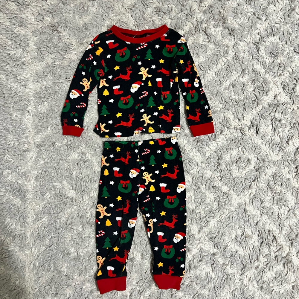 Tipsy Elves Black and Red Kids Pajamas